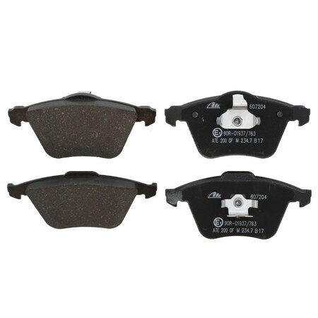 Ate Brake Pad Set, 607204 607204